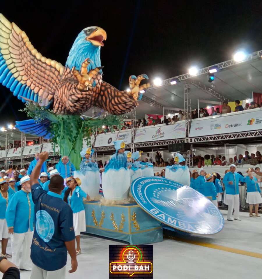 Bambas da Orgia abre o Grupo Especial de Porto Alegre homenageando o Cinema.
